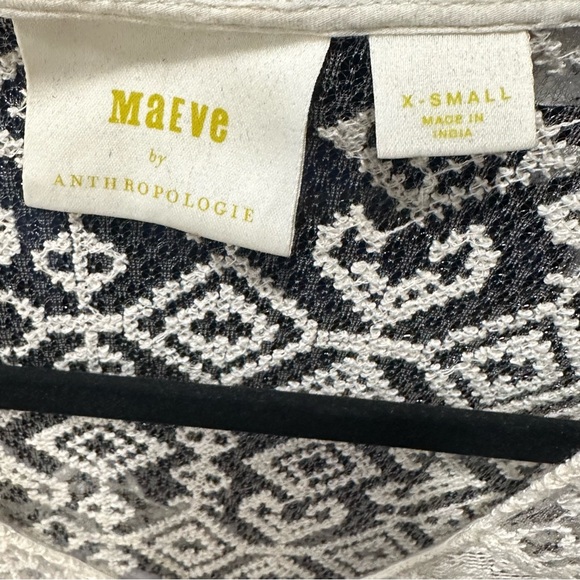 Maeve by Anthropologie ivory shimmering sheer coverup/duster size XS - Picture 2 of 5